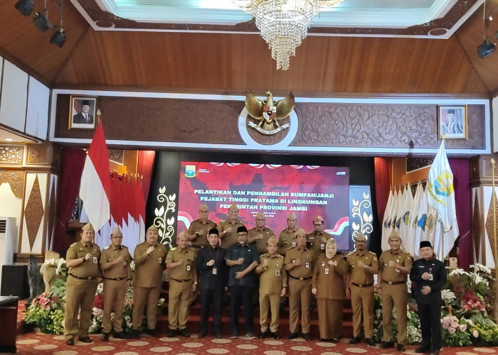Gubernur Jambi Al Haris Lantik 13 Pejabat Eselon II, Berikut Daftar Namanya