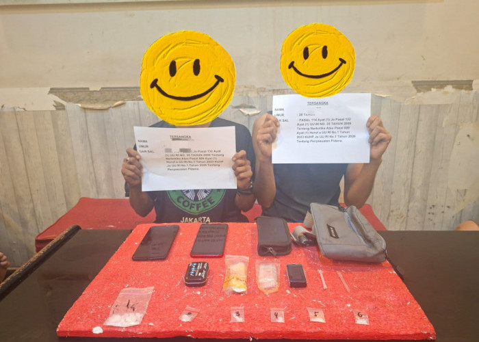 Polisi Tangkap Dua Pengedar, Amankan 6 Paket Sabu