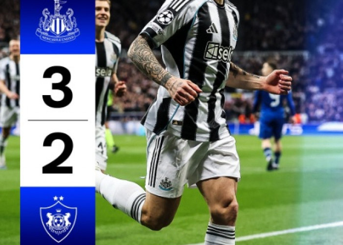  Sikat Qarabag 3-2, Newcastle United Melangkah ke 16 Besar Liga Champions 