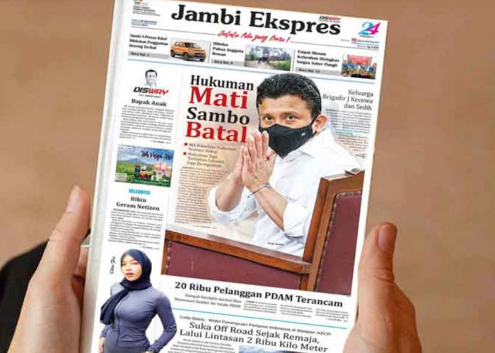 Baca Koran Jambi Ekspres Edisi Rabu 9 Agustus 2023