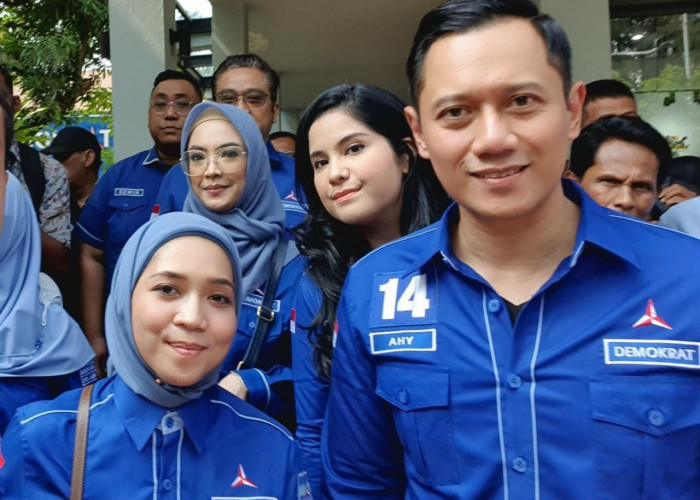 Mutiara Ramadhani Turut Antar Ketum PD AHY ke KPU RI, Daftarkan 580 Caleg DPR RI dari Partai Demokrat
