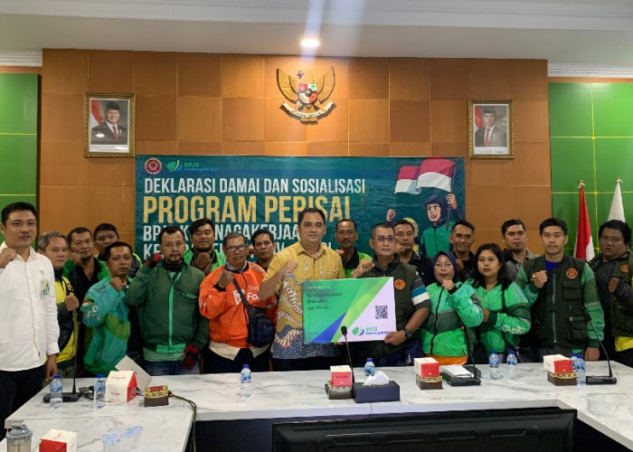 TEKAB Jambi Deklarasi Damai, Perkuat Sinergi BPJS Lindungi Driver Ojol