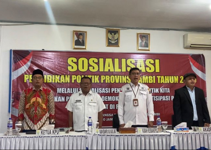 Dorong Peningkatan Demokrasi dan Partisipasi Politik, Badan Kesbangpol Jambi Gelar Sosialisasi 
