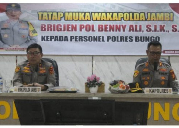 Wakapolda Jambi Tekankan Profesionalisme Anggota Polres Bungo