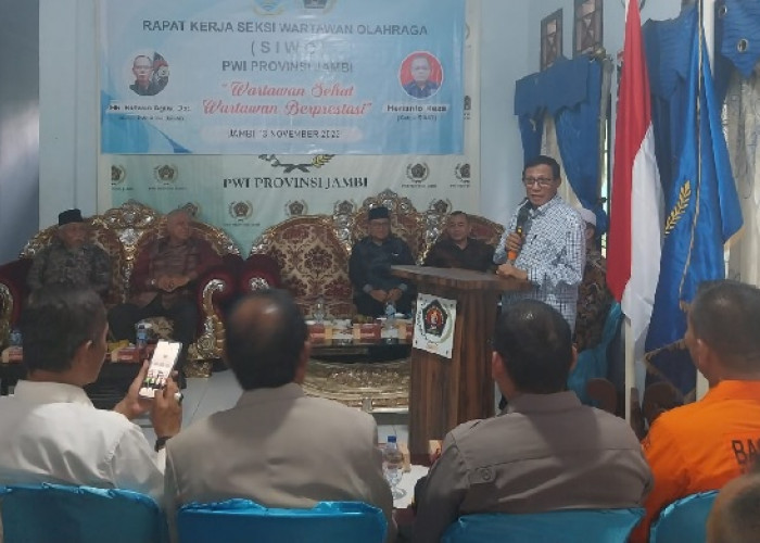 Buka Rakerda Siwo Provinsi Jambi, Ketum PWI Pusat Hendri Ch Bangun Pesankan Ini