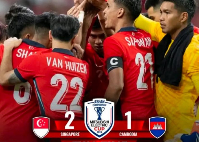 Singapura Tancap Gas! Sikat Kamboja 2-1 di Laga Perdana ASEAN Cup 2024