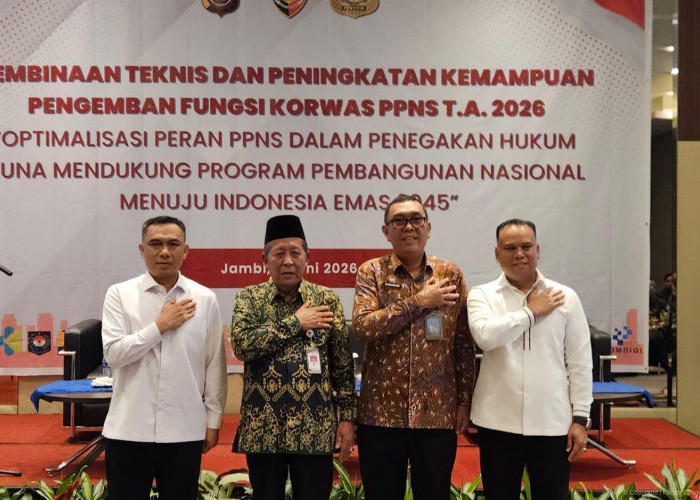 Kabid AHU Paparkan Peran Kementerian Hukum dalam Penguatan Jabatan Fungsional PPNS pada Bimtek Bintekkatpuan