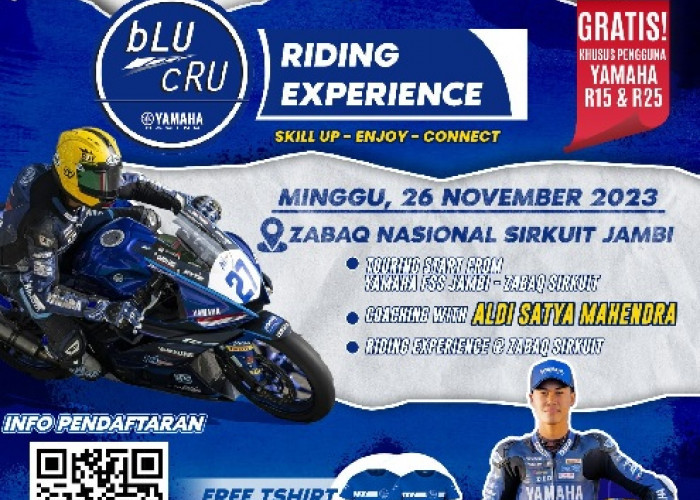 Ayo Ikuti Blu Cru Riding Experience Khusus Untuk Pengguna Yamaha R15 & R25 di Jambi 
