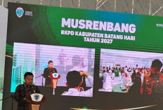  Ketua DPRD Batang Hari Rahmad Hasrofi Hadiri Musrenbang RKPD Kabupaten Batang Hari Tahun 2027