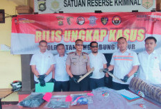 Polres Tanjabtim Konferensi Pers Pembunuhan di Mencolok, Begini Kronologinya