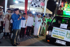 Pukul Bedug dan Lepas Pawai Takbir, Bupati M. Syukur Ajak Pemuda Jaga Tradisi dan Inovasi