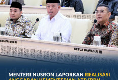 Menteri Nusron Laporkan Realisasi Anggaran Kementerian ATR/BPN Tahun 2025 kepada Komisi II DPR RI