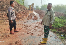 Material Longsor Masih Disingkirkan, Jalur Kerinci–Bangko Dibuka Sistem Bergiliran 