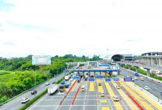 H+3 Natal,  Volume Kendaraan Arah Jakarta di Tiga GT Tol Jabodetabek Meningkat Tajam