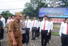 Sekda Muaro Jambi Jadi Inspektur Upacara Apel Gelar Pasukan Operasi Keselamatan 2026