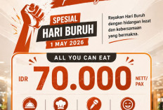 Luminor Hotel Jambi Hadirkan “Quick Lunch Maksibar Package” Spesial Hari Buruh 2026