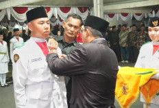 Bupati Anwar Sadat Kukuhkan 45 Anggota Paskibraka Tanjab Barat 2026, Pesan Jaga Kehormatan dan Jadi Teladan