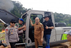 Dedy Putra Pimpin Razia PETI, Satu Excavator Dibakar