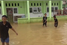 Hujan Lebat Banjir Lagi! SDN 98 Kota Jambi Terendam, Siswa Dipulangkan