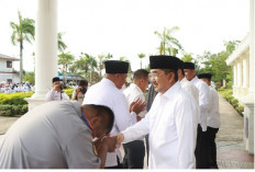Bupati Anwar Sadat Pimpin Apel Gabungan Pasca Lebaran dan Halal Bihalal 1447 H