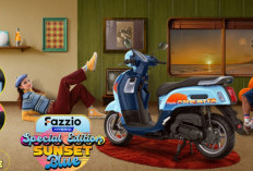 Yamaha Fazzio Special Edition Sunset Blue Resmi Meluncur dengan Sentuhan Retro Summer