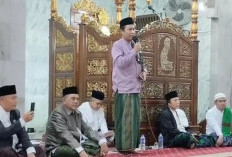 Wakili Bupati, Akhoi Sambut Tim Safari Ramadan MUI Provinsi Jambi di Masjid Raya