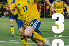 Dramatis! Kalahkan Polandia 3-2, Swedia ke Piala Dunia 2026