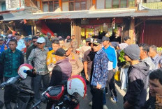 Ratusan Pedagang di Sungai Penuh Protes Relokasi