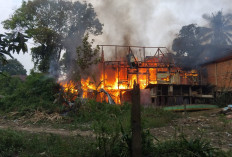 Diduga Korsleting Listrik, Dua Rumah di Arab Melayu Jambi Terbakar
