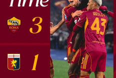 Kembali Ke Jalur Kemenangan, AS Roma Hajar Genoa 3-1