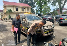 Mobil Pajero Tabrak Pagar Mapolda Jambi, Pengemudi Positif Narkoba 