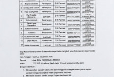 Resmi Diumumkan, Ini Nama-Nama yang Lolos Seleksi Administrasi TTK RSUD Raden Mattaher