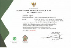 SKK Migas PetroChina Raih Penghargaan Platinum P2HIV/AIDS dari Kemnaker RI dan Gubernur Jambi