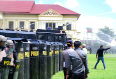 Polda Jambi Gelar Latihan Sispamkota, Antisipasi Dinamika Kamtibmas Jelang Agenda Nasional