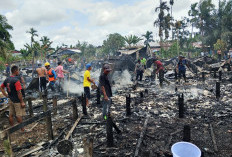 Permukiman Warga di Mendahara Dilalap Api, Lima Rumah Ludes