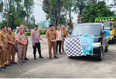 Lepas Logistik Pilrio Serentak, Wabup Bungo Berharap Tanpa Kendala