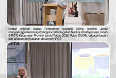 Kanwil BPN Jambi Bersama Direktorat Penatagunaan Tanah Gelar Rapat Integrasi Data Neraca Penatagunaan Tanah