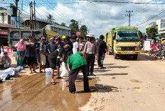 Laka Maut di Sungai Gelam, Dua Pengendara Motor Tewas Terlindas Truk