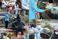 Perumda Tirta Mayang Bagikan Masker di Tengah Kualitas Udara Kota Jambi Memburuk