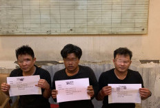 Pengedar narkoba di Jambi Coba Kabur Lewat Plafon Kamar Mandi saat digerebek Polisi 