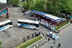 Lebaran 2026, PTPN IV PalmCo Berangkatkan 1.160 Pemudik Lewat Program Mudik Gratis