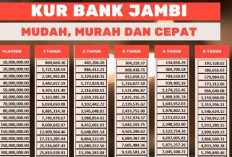 Pinjaman Rp80 Juta KUR Bank Jambi, Angsuran Mulai 1,5 Jutaan, Ini Syarat Lengkapnya!   