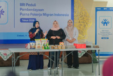 Tingkatkan Ketahanan Ekonomi, BRI Peduli Beri Pelatihan Kewirausahaan Bagi Puluhan Purna Pekerja Migran RI