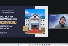 Penguatan Layanan Bantuan Hukum di Daerah, Kanwil Kementerian Hukum Jambi Gelar Pelatihan Paralegal Gelombang 