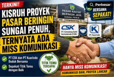 Komunikasi Diperbaiki, PT CSK dan PT Kuarindo Sepakat Lanjutkan Sinergi di Proyek Revitalisasi Pasar Beringin 