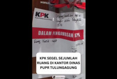 Pasca OTT Bupati Tulungagung, KPK Segel Beberapa Ruang Dinas PUPR