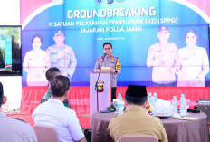 Polda Jambi Melaksanakan Kegiatan Ground Breaking SPPG Serentak 