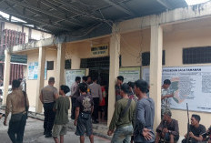 Puluhan SAD Bawa Sajam dan Senpi Rakitan Datangi Polres Merangin, Terdengar Suara Tembakan 