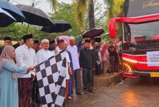Bupati H M Syukur Lepas 279 orang CJH Merangin Kloter 19