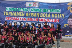 PTPN IV Regional IV Kebun Bukit Kausar Gelar Turnamen Bola Voli Putri Se-Kecamatan Renah Mendaluh